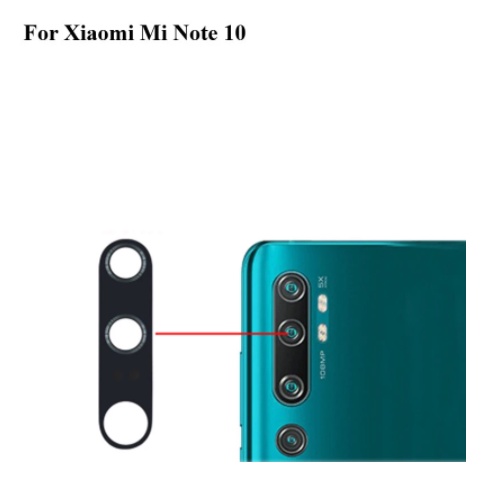 Camera Lens Lensa kamera kaca kamera belakang Xiaomi Mi Note 10