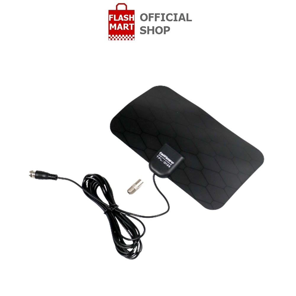 Flashmart Antena TV Digital Penangkap Sinyal TFL-D139 DVB-T2 4K High Gain 25 dB