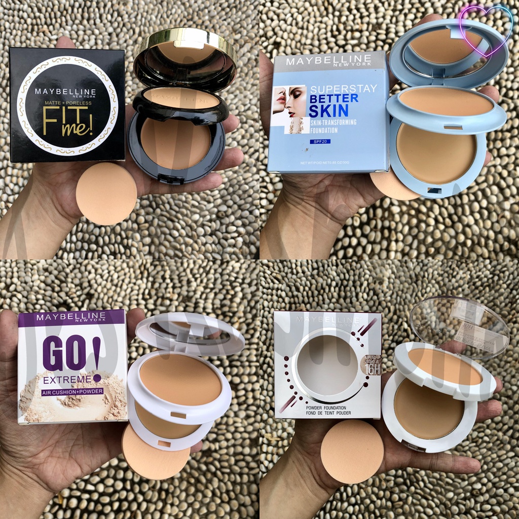 [LUSINAN] Kosmetik MYB Bedak Padat Bedak Basah Make Up 2 in 1 / Grosir Kosmetik