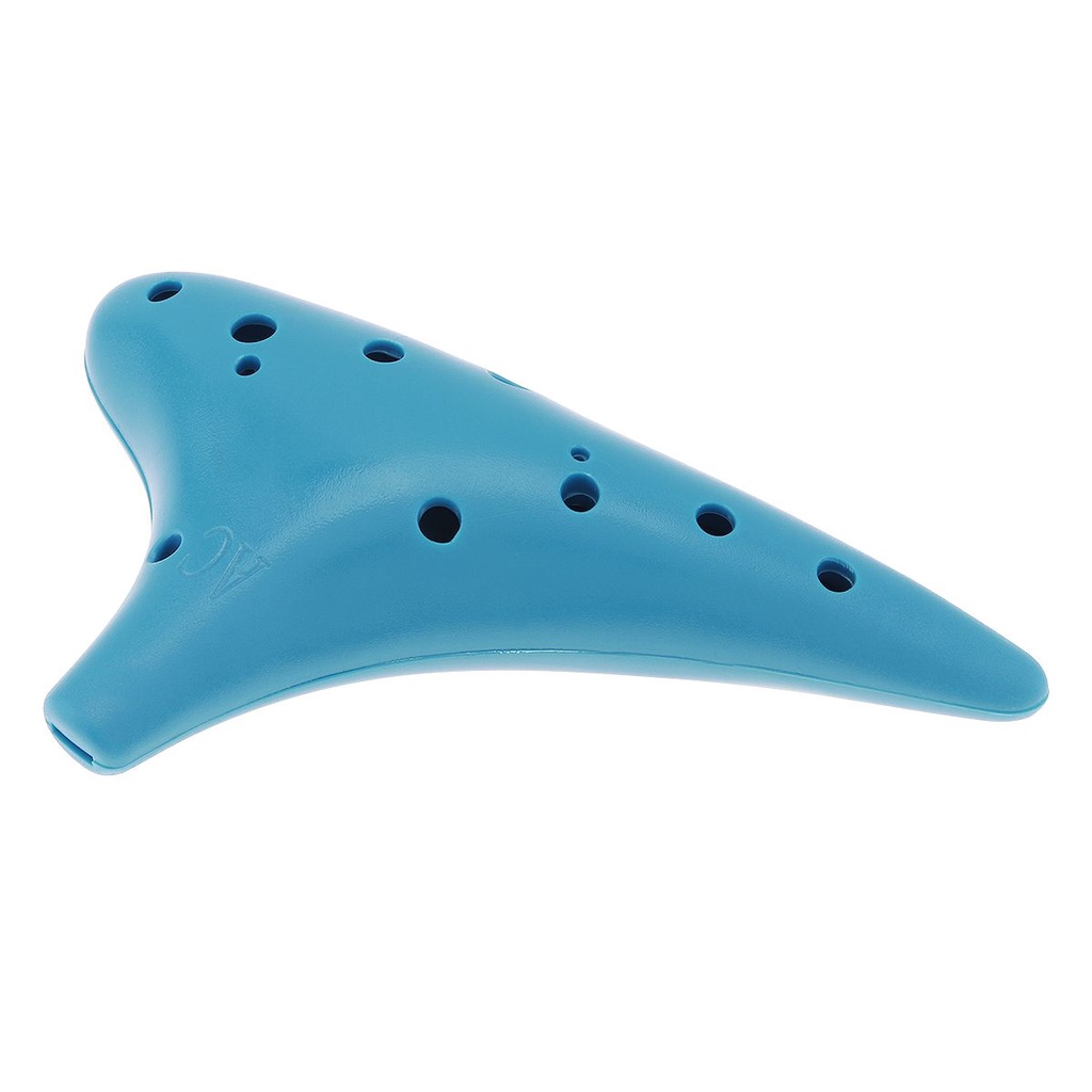 Seruling Ocarina Alto Nadac 12 Lubang Bahan Plastik Resin