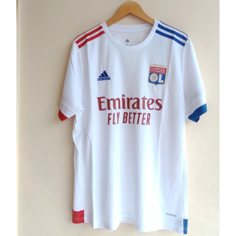 JERSEY BOLA OLYMPIQUE LYON HOME 2020/2021 GRADE ORI