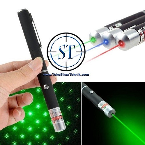 Pen Laser Pointer 5mw Warna Beam Powerful Laser 5MW Pulpen daya Tahan Tinggi