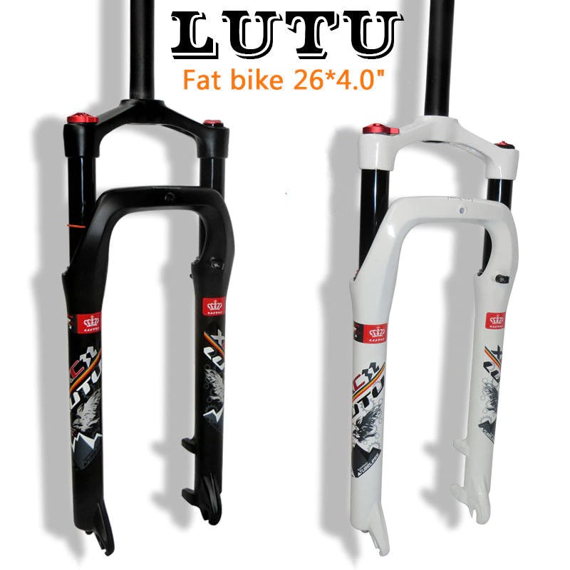 IMPORT 26*4.0" Locking Fat Bike Air Suspension Fork 135mm for 4.0" Tire MTB Snow Beach Suspension