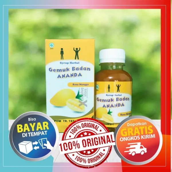 

Syrup herbal,syirup gemuk badan ananda-Rasa Mangga