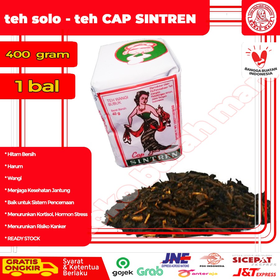 

Teh Solo - Teh CAP SINTREN Indonesian Local Javanese Black Tea 1 bal