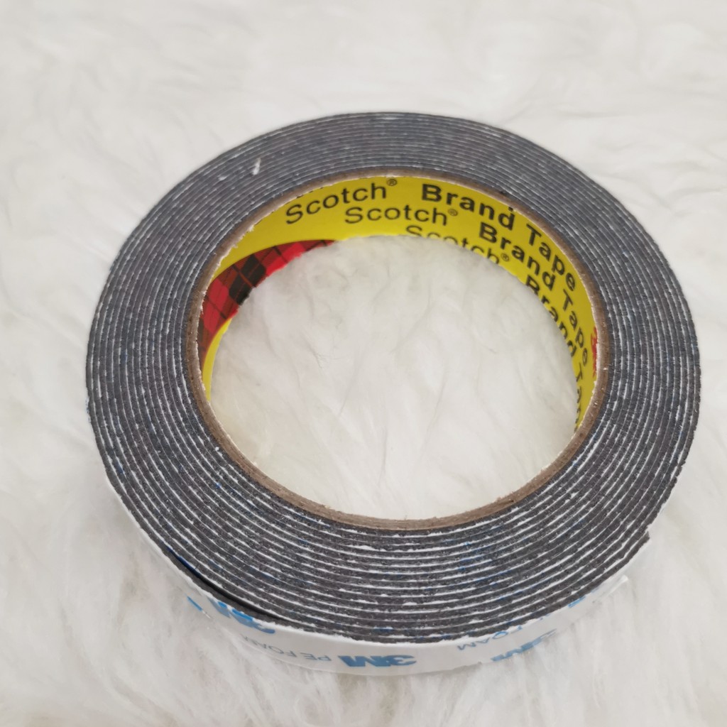 DOUBLE TAPE 3M PUTIH-BIRU