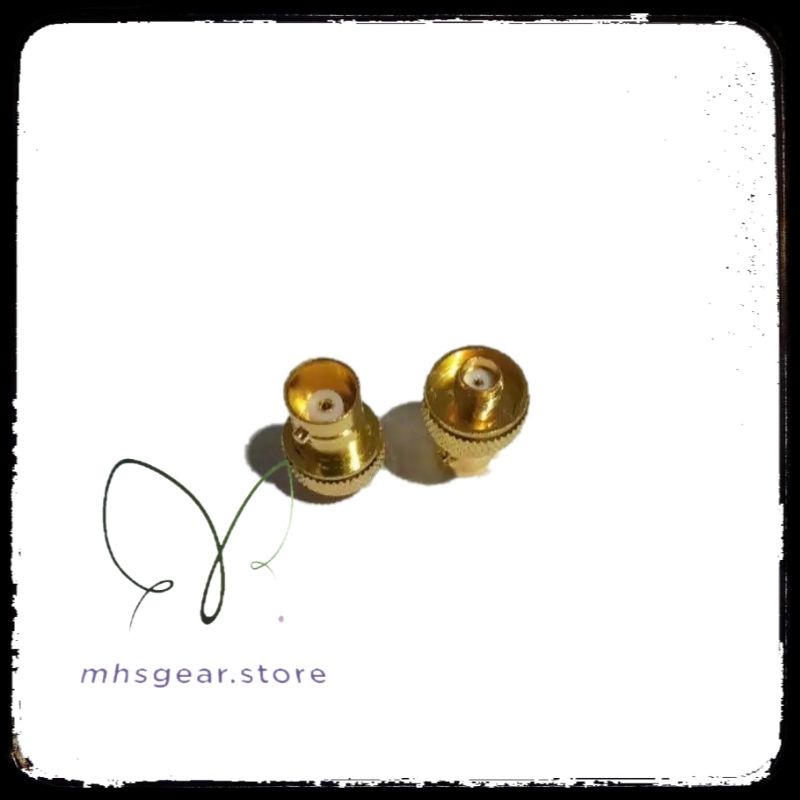 konektor HT SMA Female to BNC untuk Baofeng Pofung Weirwei satuan