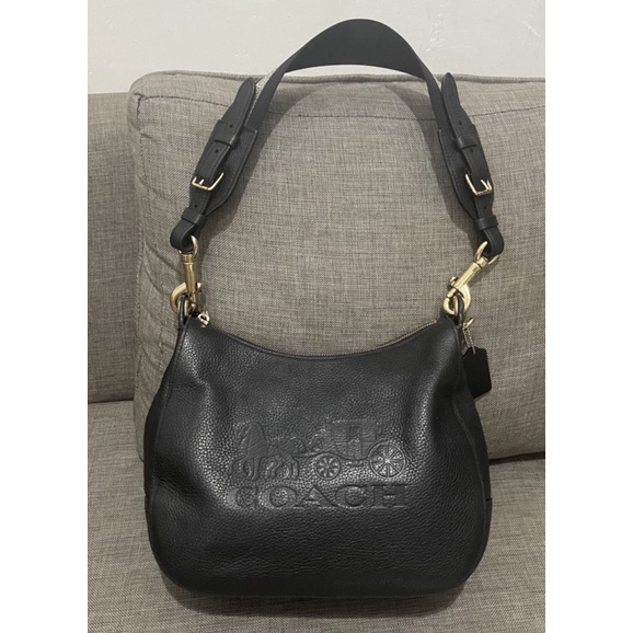 coach hobo preloved hitam