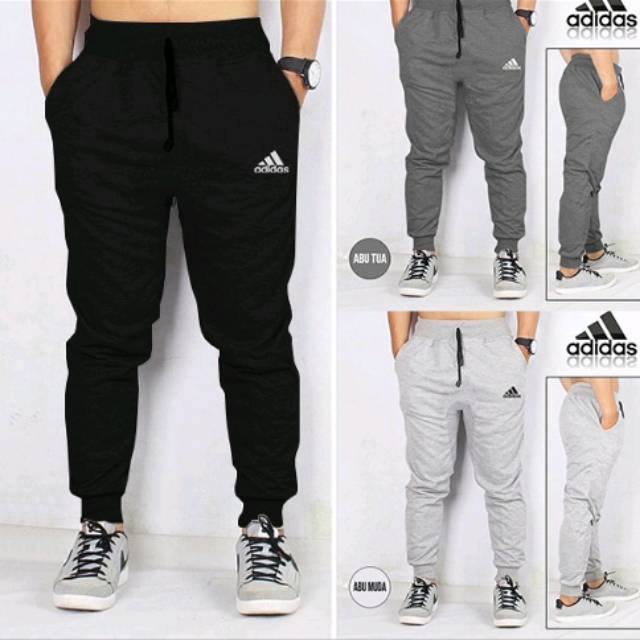 Celana training joger gym pria wanita Adidas surfing distro premium