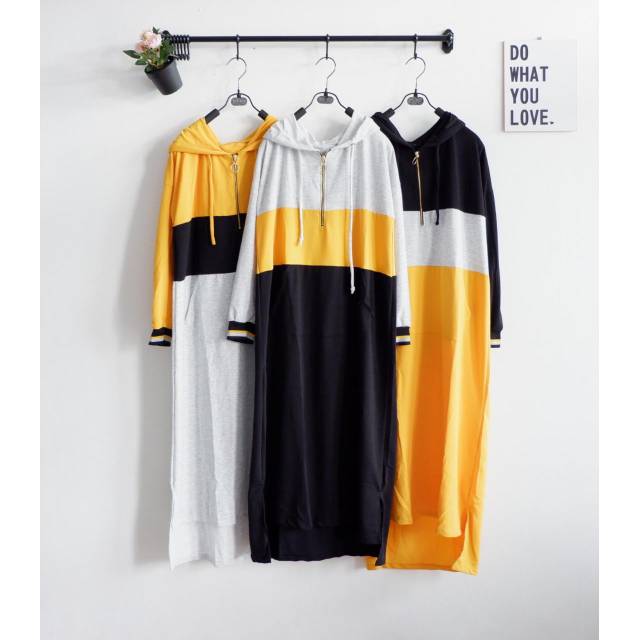 Longdress 3tone Hoodie