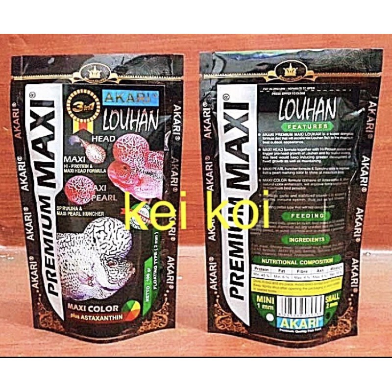 AKARI PREMIUM LOUHAN 250 GRAM MAXI BLUE RED YELLOW