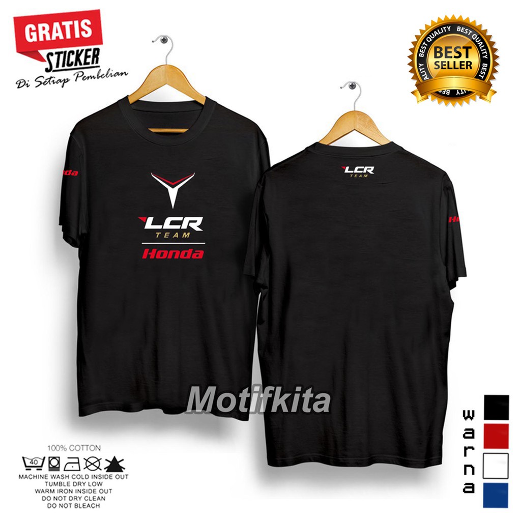 Baju Kaos LCR TEAM HONDA MOTOGP Keren Pria Wanita Murah Distro KAOS PRIA KEREN