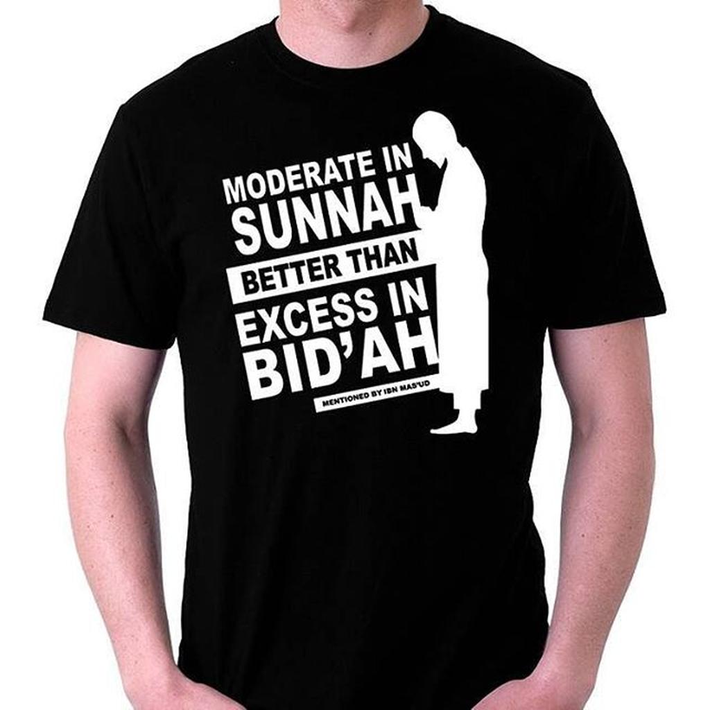 Kaos Islami Moderate Sunnah| Pakaian/Baju Muslim Pria