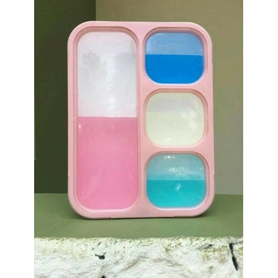 KOTAK MAKAN BENTO ANTI TUMPAH YooYee 578 GRID LUNCH BOX SEKAT 4