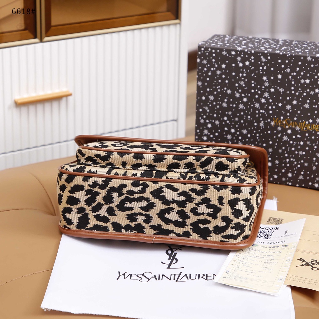 YS Medium Shoulder Bag in Leopard #6618