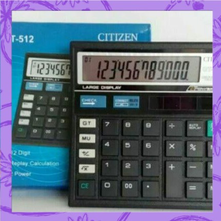 

KALKULATOR DIGITAL 12 ANGKA / MEREK CITTIZEN TIPE CT-512 / CALCULATOR / KALKULATOR DAGANG