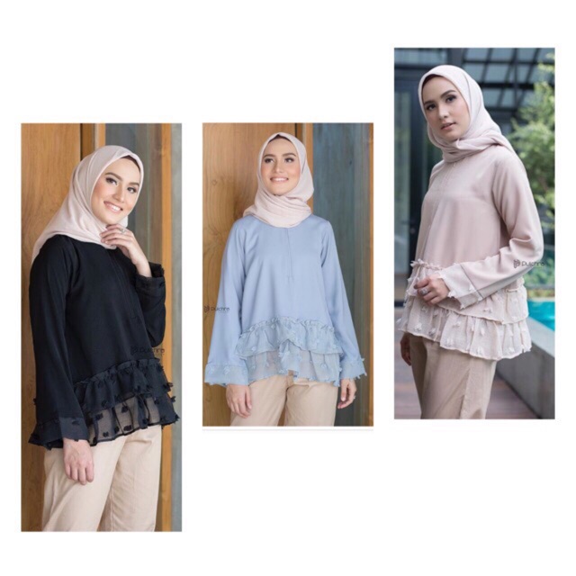 Jual Edith Blouse By Pulchragallery Shopee Indonesia