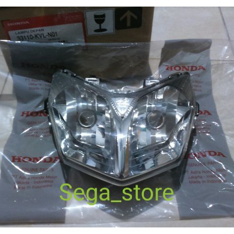 lampu depan / reflektor honda supra X 125 karburator ori AHM