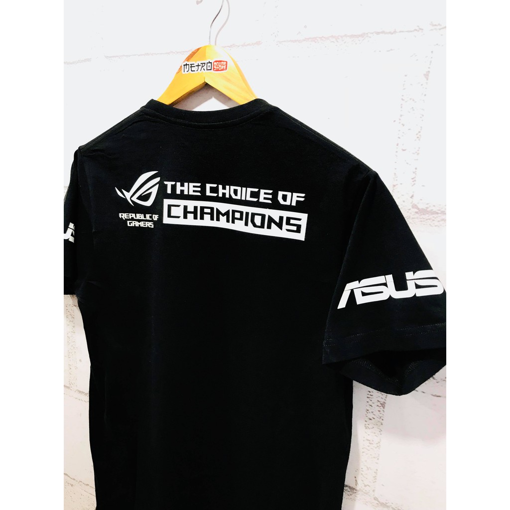 Kaos anak Gamer ASUS ROG Black Republic of Gamers Ready stock