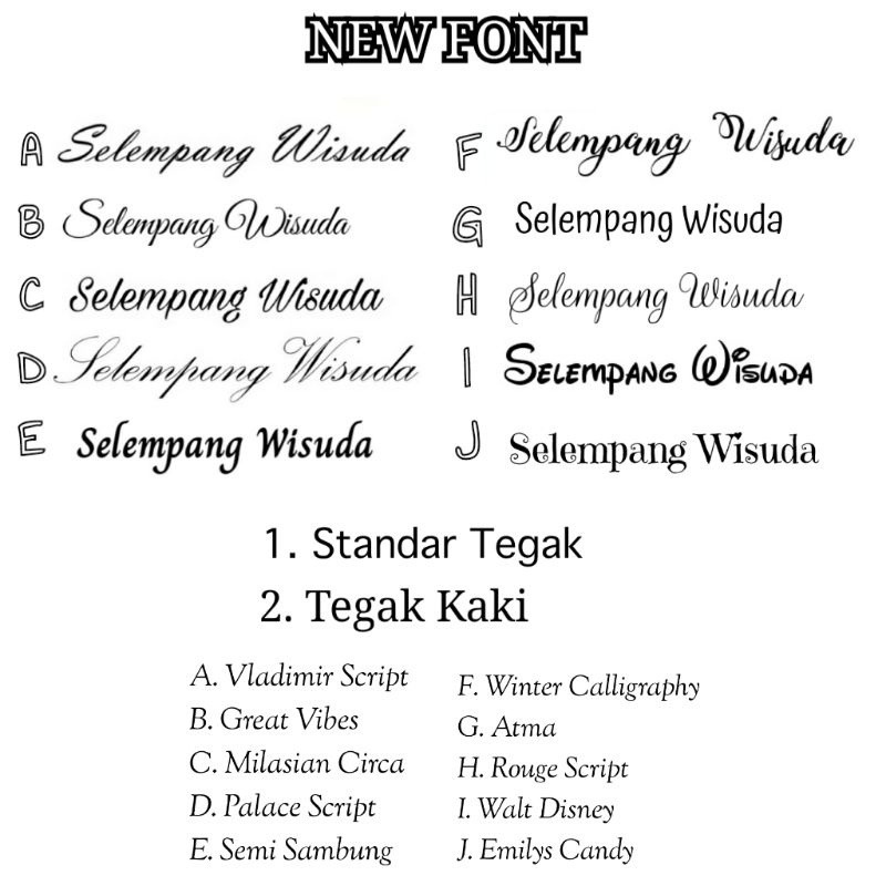 SATU HARI JADI SELEMPANG / SASH WISUDA BAHAN SATIN TANPA LIST