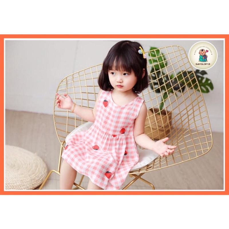 Babyglory.id✨ Dress Korea Anak Import / Dress Anak Perempuan Cewek / Dress Anak Pesta