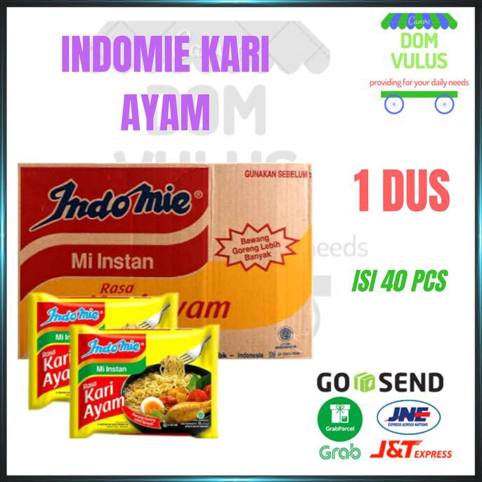 

Terlaris# Indomie Kari Ayam 1 Dus Isi (40 Pcs)
