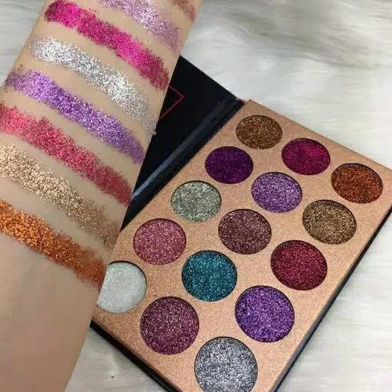 ➦ Beauty Glazed Pressed Glitter 15 Color Eyeshadow ❈