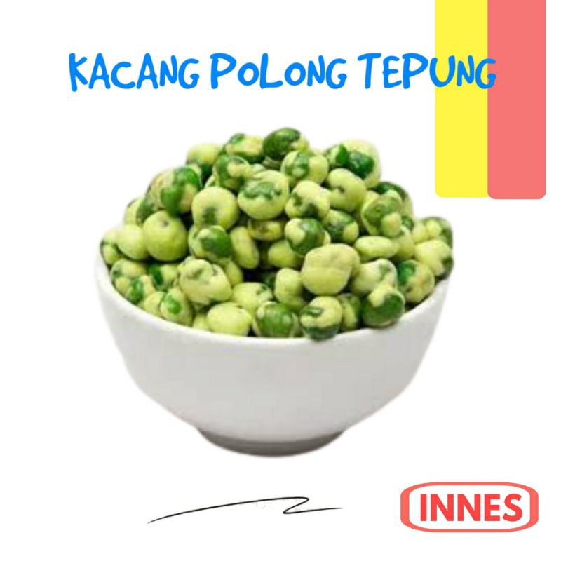 

Kacang Polong Tepung 500Gr / Snack Kacang Polong Hijau By Innes