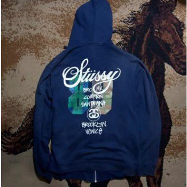 zip hoodie STUSSY VTG