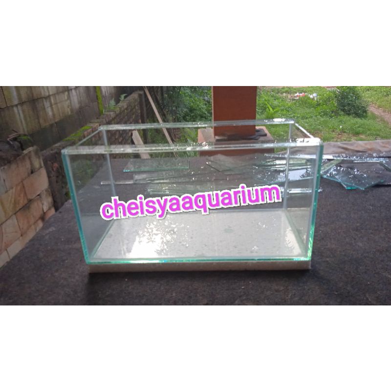aquarium kaca aquarium mini murah 40x20x20