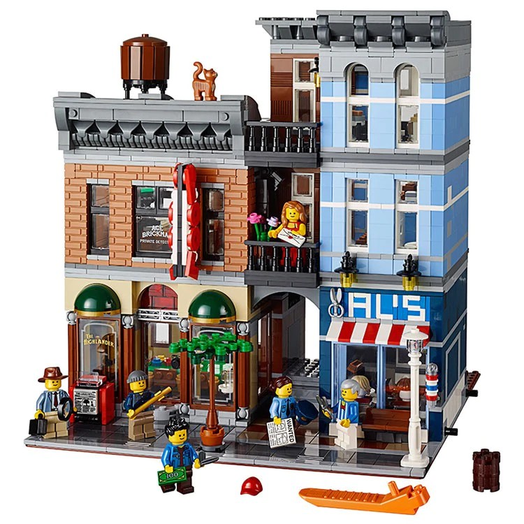Mainan Lego Anak 15011 2262Pcs City Street Series The Detective's Office Set Avengers Set Assemble