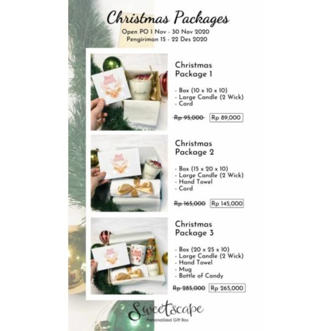 

10 Gift Box Package Event Natal - 10 Hampers Event Natal-Christmas - Christmas 10 Mimistore340