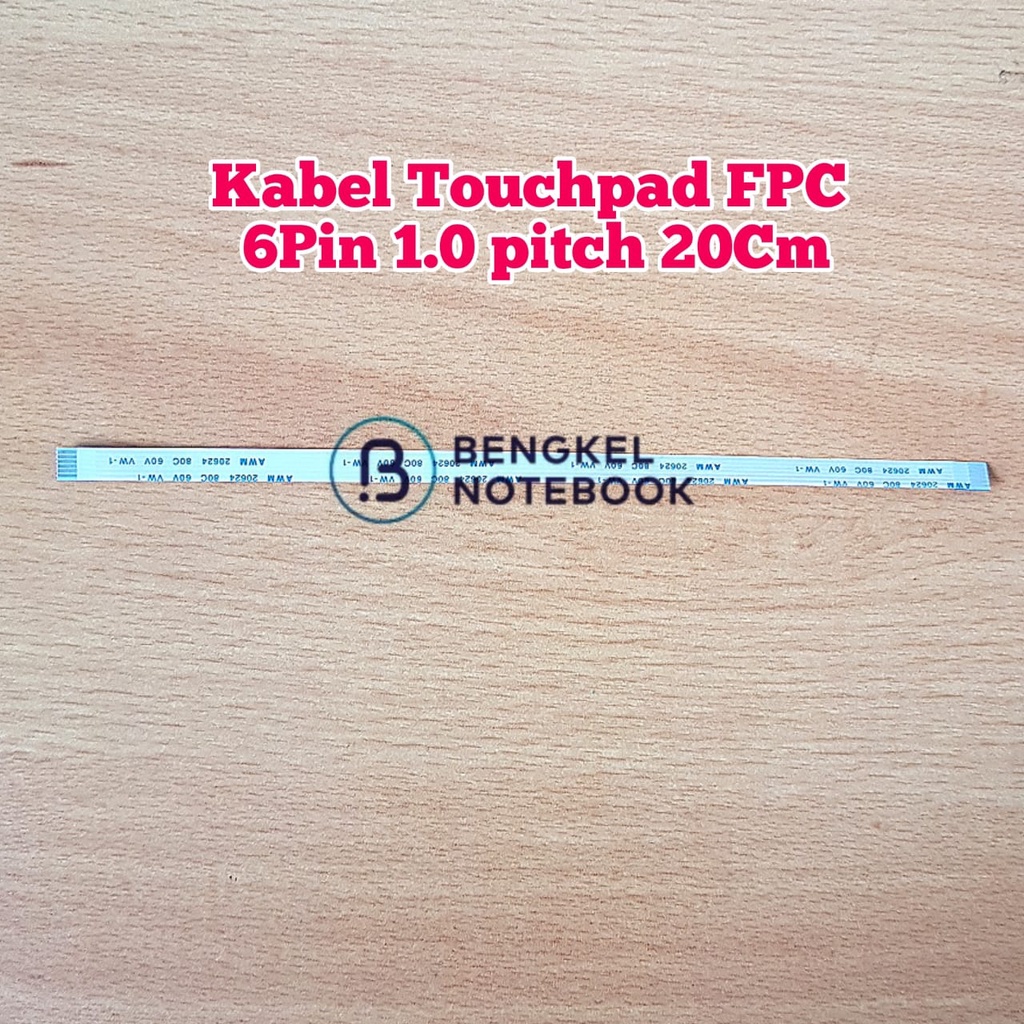 Kabel FPC 20CM 6pin 1.0 Pitch Lebar