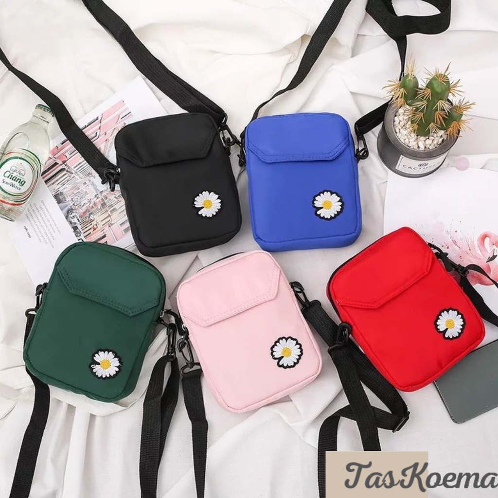Tas Selempang Wanita Daisy Bunga Tas HP1