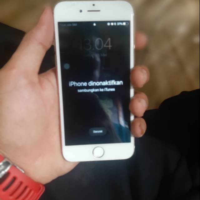 Iphone 6 kondisi pascode layar menghitam