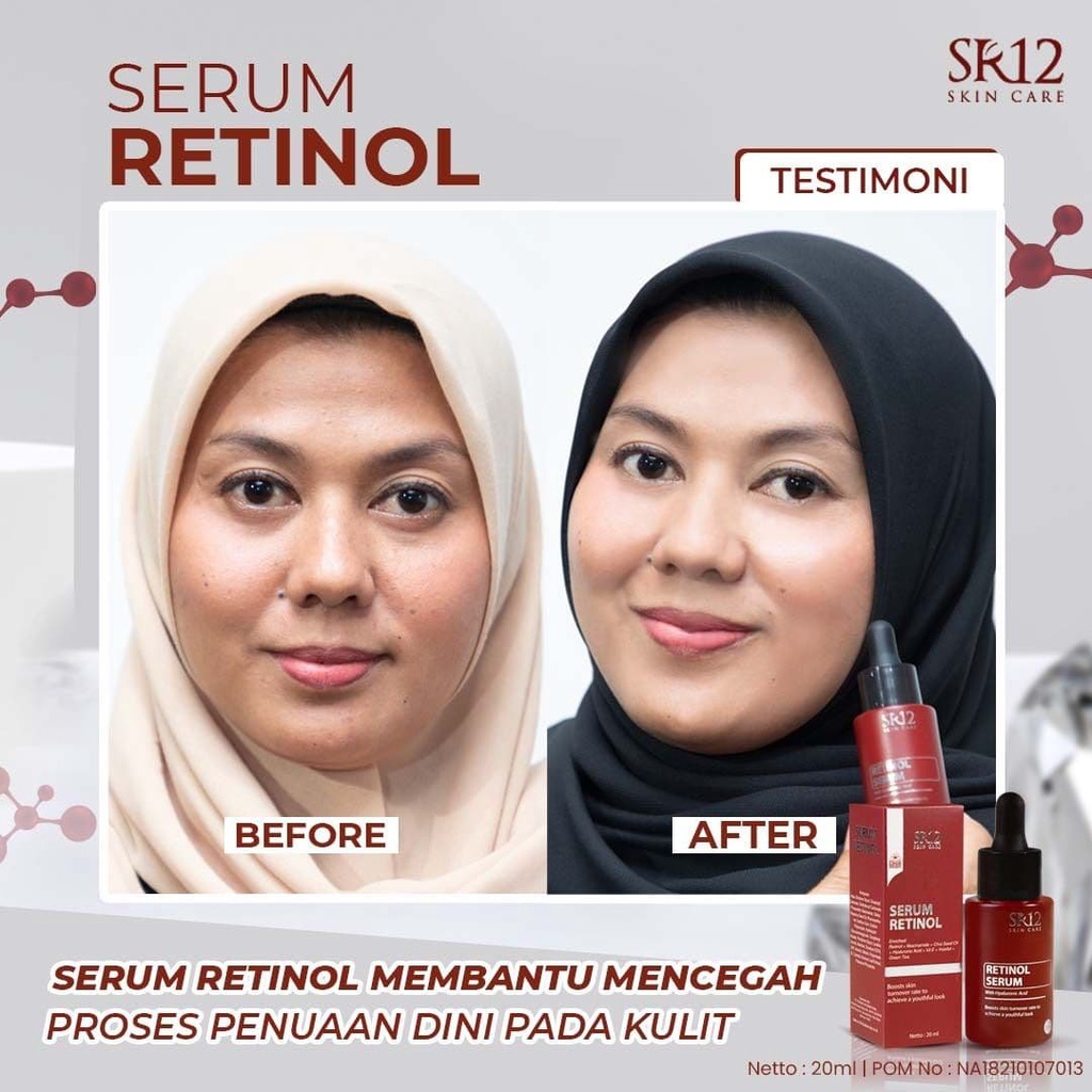 SERUM RETINOL SR12/SERUM WAJAH/SERUM GLOWING