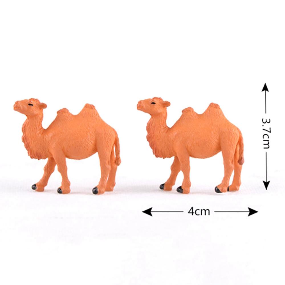 [Elegan] Patung2/6/10pcs DIY Aksesoris Ornamen Model Camel Peri Taman