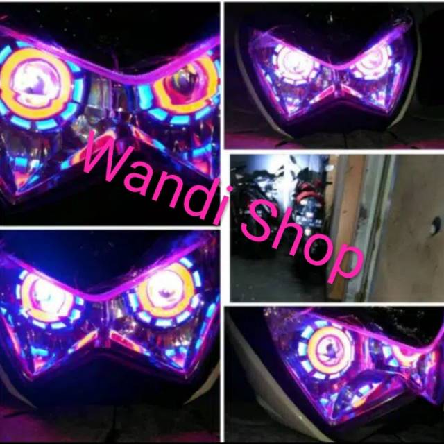 Reflektor ninja 250 Z doubel proji kedok ninjab250 Z doubel proji