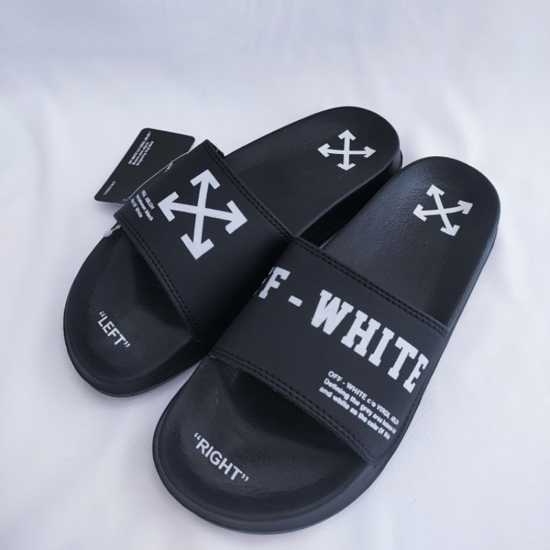 Sendal slop off white sendal slop karet Original sendal Slop pria Sandal slop Vans