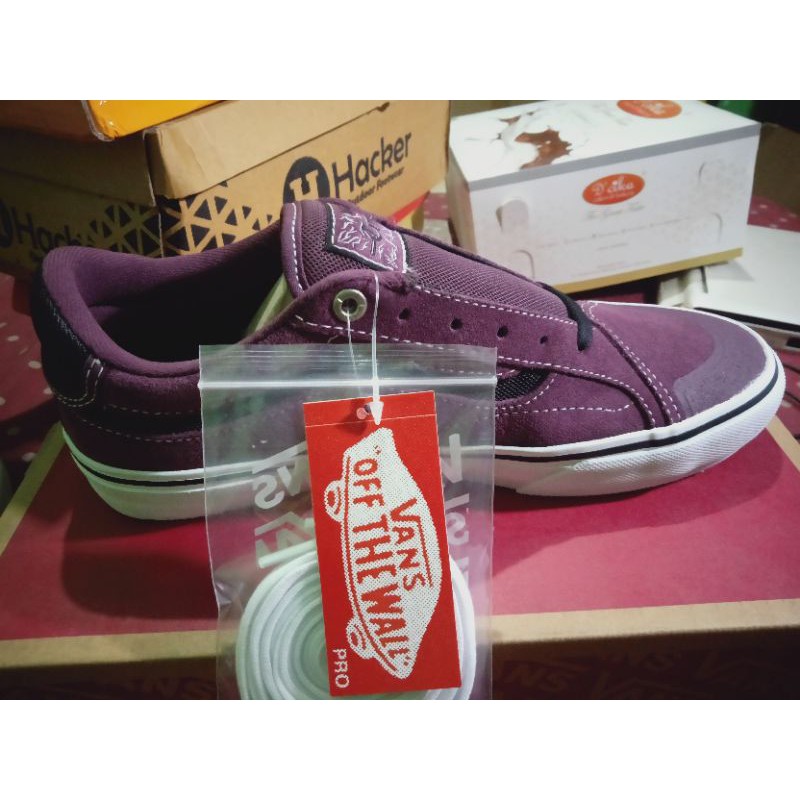 Sepatu Vans Tnt Pro Advance Prototype Prune Black Bnib size 39