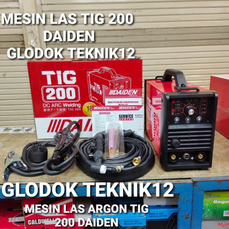 MESIN LAS ARGON DAIDEN TIG 200 PLUSE / TIG 200 DAIDEN MESIN LAS DAIDEN TIG 200 INVERTER LAS DAIDEN