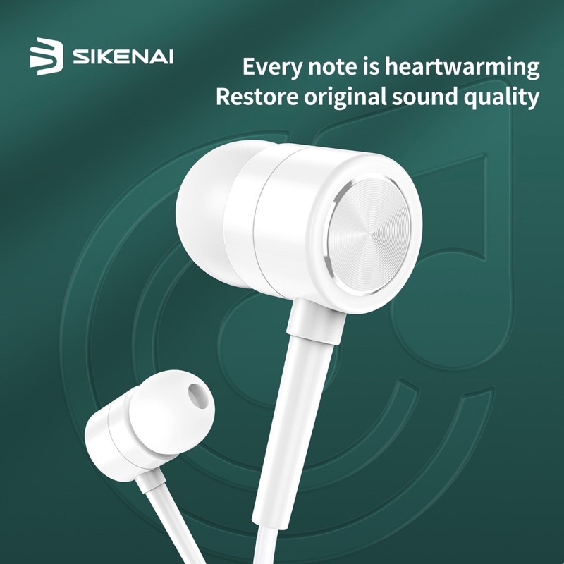 Earphone Handsfree SIKENAI Headset M1 Original Quality