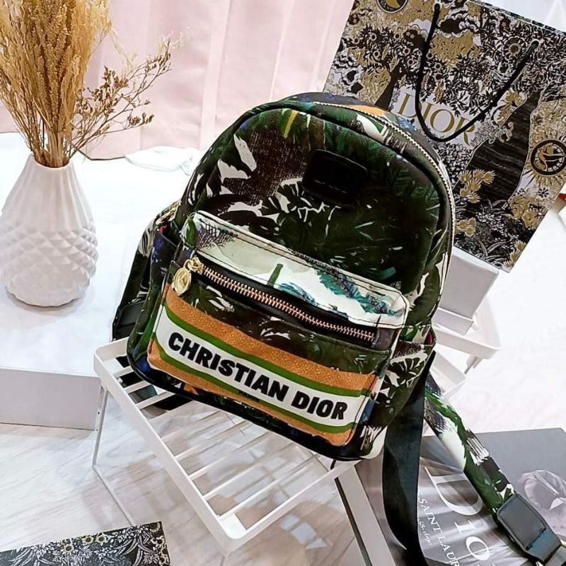 BEST SELLER ransel / backpack c*d mini motif free paperbag