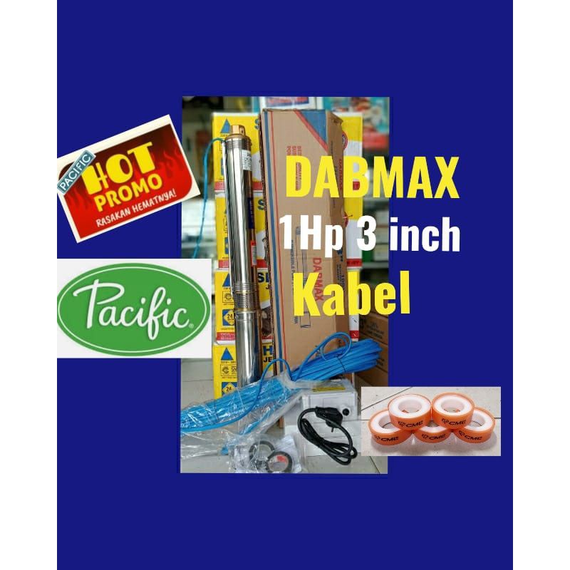 Pompa satelit DAMMAX 1hp 3inch submersible