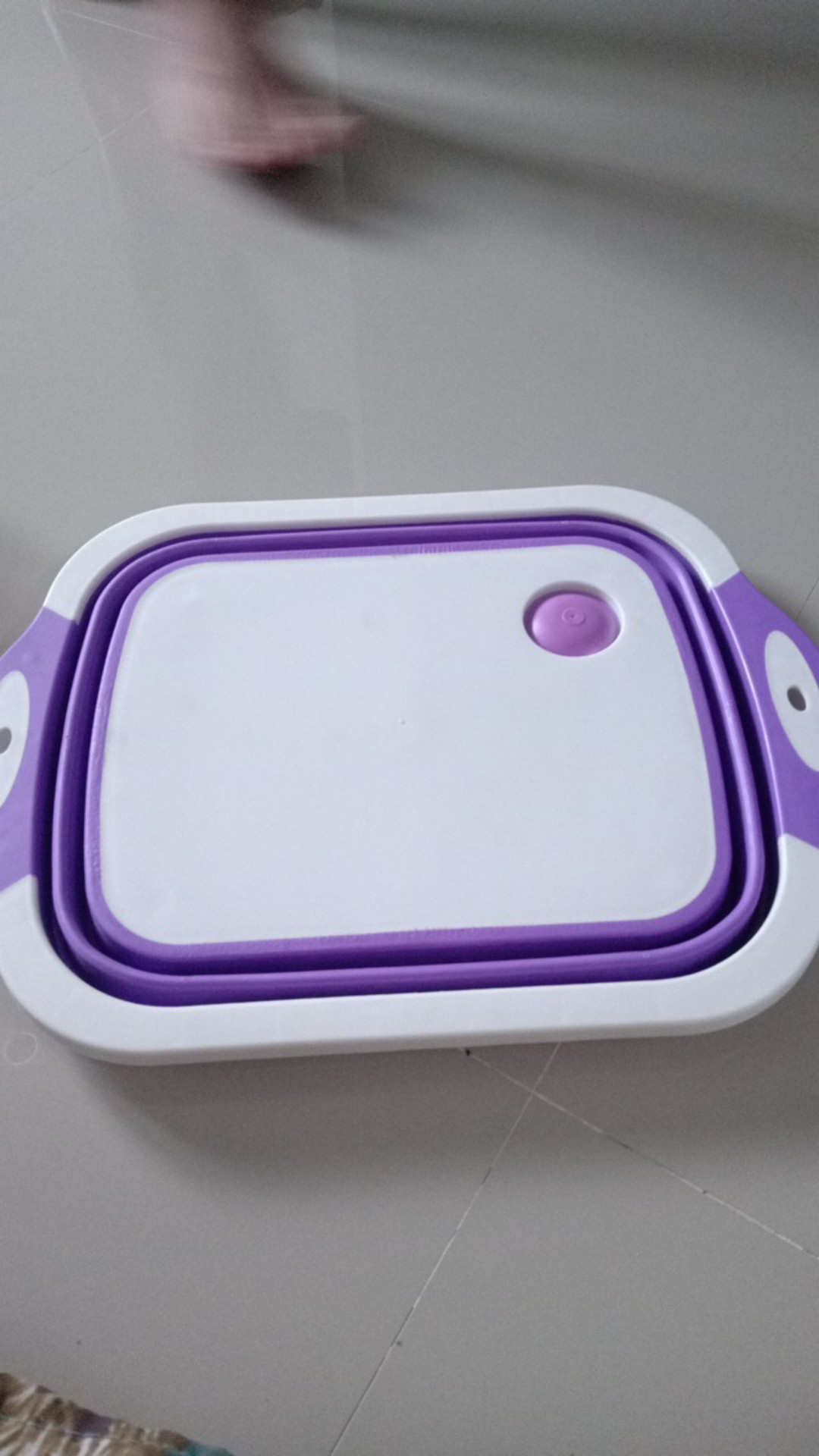 Talenan Lipat Baskom Multifungsi 3in1 Anti Slip Atau Jamur Bahan Plastik / Talenan Serbaguna