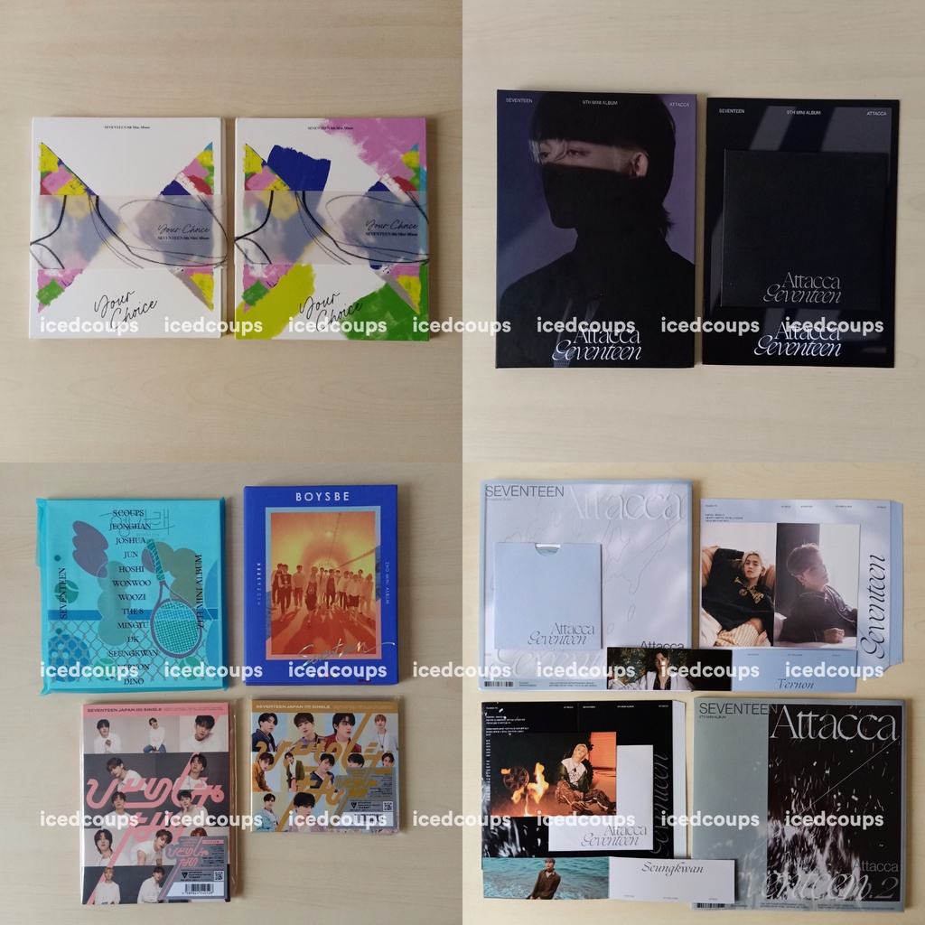 album seventeen / boys be love letter aju nice henggarae hitorijanai your choice attacca carat ver /