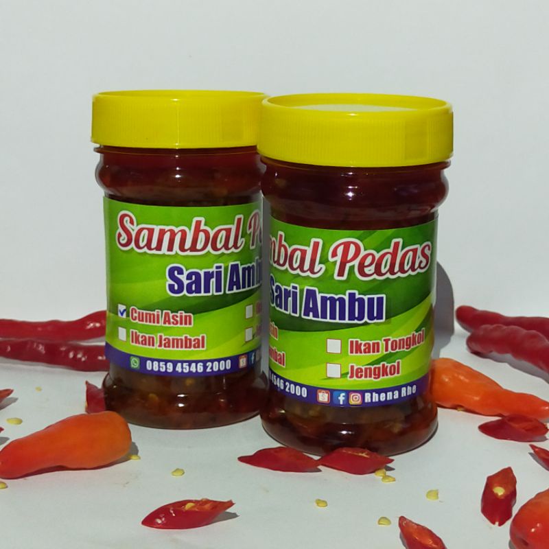 

sambel ikan asin jambal