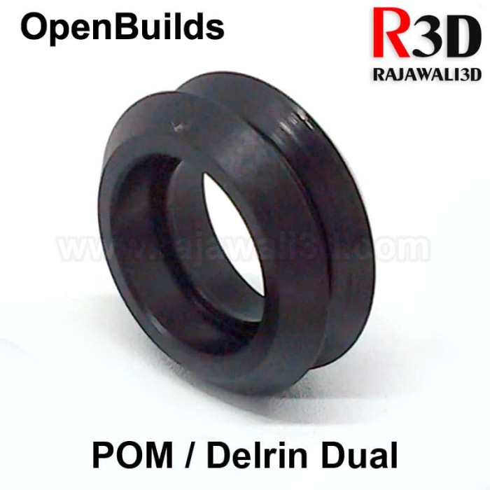 OpenBuilds CNC V-Slot POM Delrin V Wheel V-Wheel Dual No Bearing