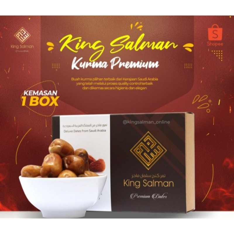 

Kurma King Salman Original/Kurma Premium Murah/Kurma King Salman Lembut Caramel Terlaris VIP Kurma