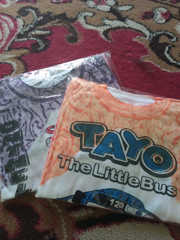 Set Kaos Anak / Setelan Kaos Batik Anak / Kaos Anak Cewek-cowok / Kaos Spiderman 1-8th